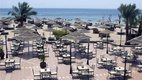 Balina Paradise Abu Soma Resort éttermi terasz a parton