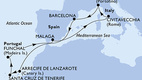 Hajóút: 12 nap Földközi-tenger nyugati oldalán a MSC Splendida fedélzetén 