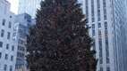 Karácsonyi fények New Yorkban Rockefeller Center karácsonyfája