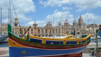 Málta - színes hajók