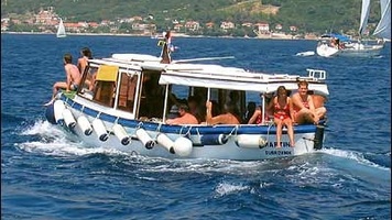 Hajókázás Orebić közelében