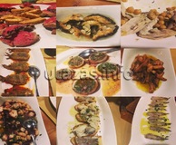 Osteria Locanda Cecconi étterem 9 fogásos ebédje