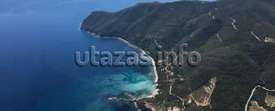 Elba szigete felülnézetből