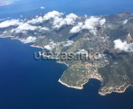 Elba szigete felülnézetből